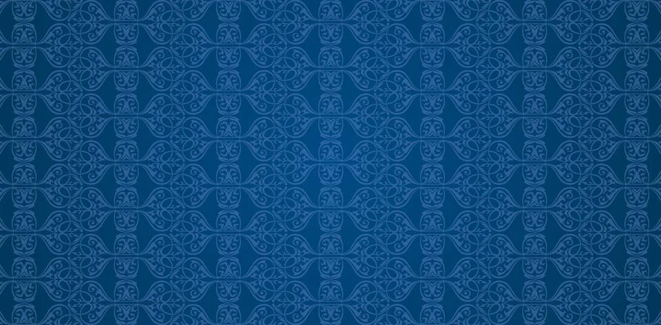 Dark blue pattern horizontal Stock Illustration