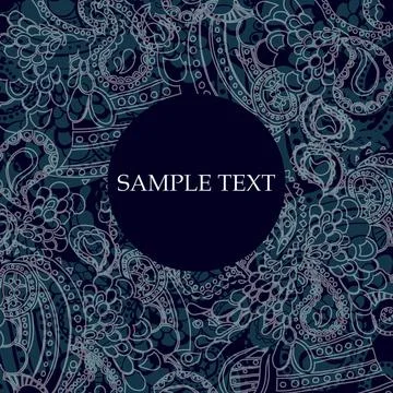 Dark blue pattern Stock Illustration