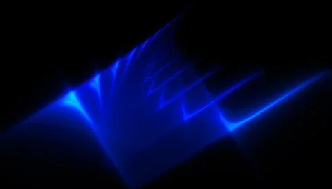 Dark blue perspective Stock Illustration