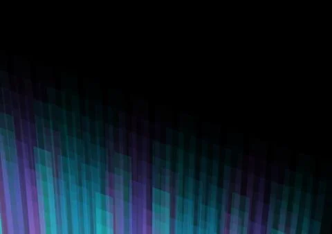 Dark blue pixel bar corner abstract background Stock Illustration