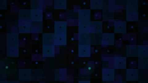 Dark blue pixelated background with squares. Stock Footage 335106964