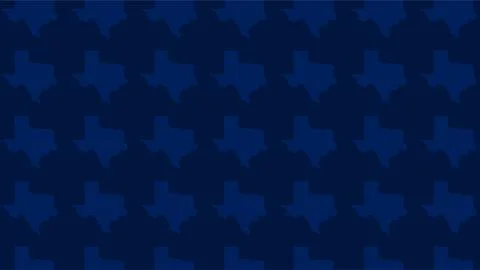 Dark blue pixelated Texas state map seamless pattern background with retro .. Stock Illustration