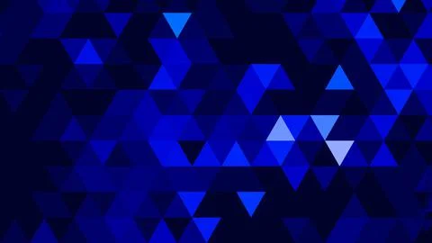 Dark Blue polygonal pattern Abstract geometric background Triangular mosaic,  イラスト素材
