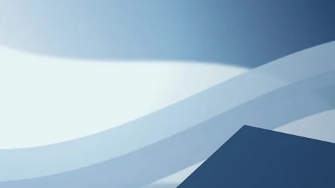Dark blue polygonal planes and sweeping bands of light in a seamless loop Stock Footage 341070606