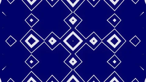 Dark blue pulsation of abstract figures to decorate music festivals Stock Footage 191550280