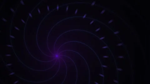 Dark blue purple spiral light effect. Stock Footage 340008982