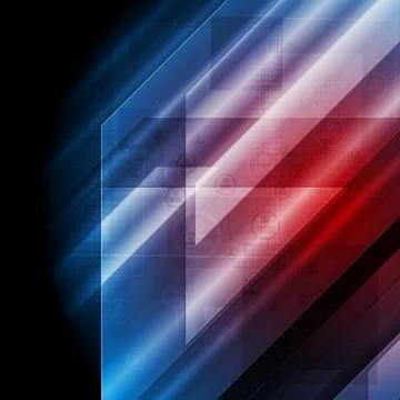 Dark blue red tech vector background Dark blue red tech abstract backgroun... Stock Photos