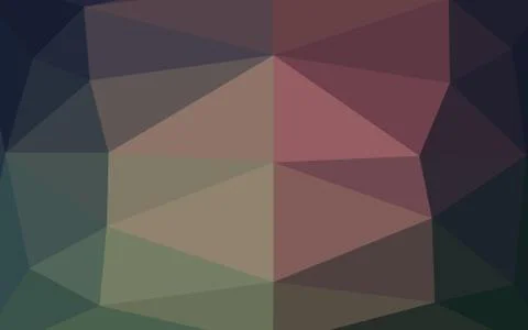 Dark Blue, Red vector abstract polygonal texture. Stock Illustration