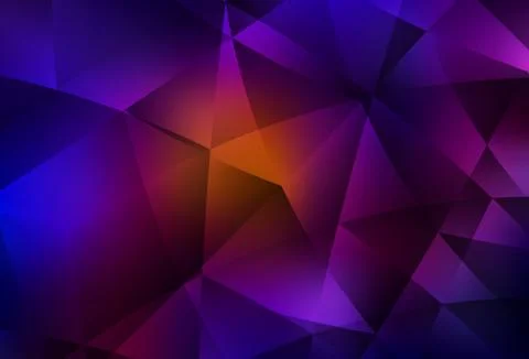 Dark Blue, Red vector abstract polygonal pattern. 스톡 일러스트