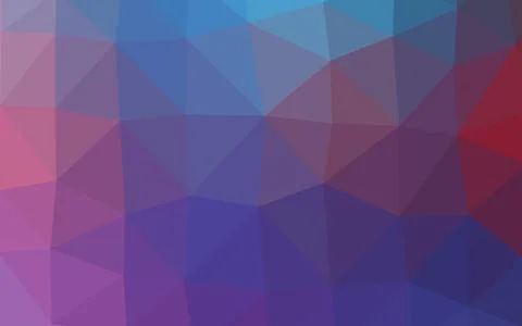 Dark Blue, Red vector abstract mosaic pattern. Stock Illustration
