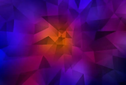 Dark Blue, Red vector abstract mosaic pattern. Illustrazione stock