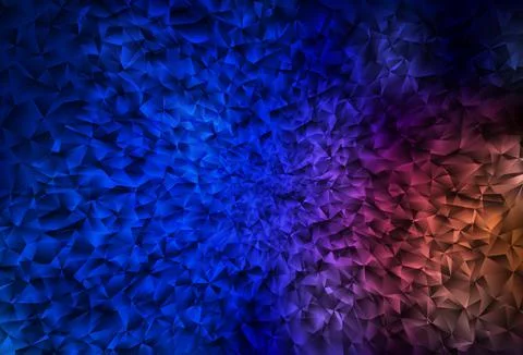 Dark Blue, Red vector abstract polygonal pattern. Stock Illustration