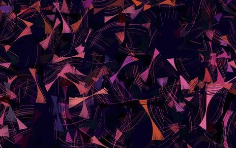 Dark Blue, Red vector backdrop with wry lines. Stock Illustration