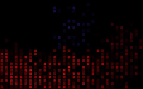 Dark Blue, Red vector background with rectangles. Illustrazione stock
