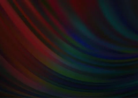 Dark Blue, Red vector background with liquid shapes. Stock Illustration