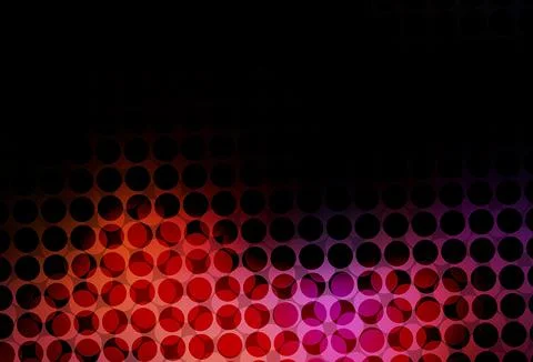 Dark Blue, Red vector background with bubbles. Stock Illustration