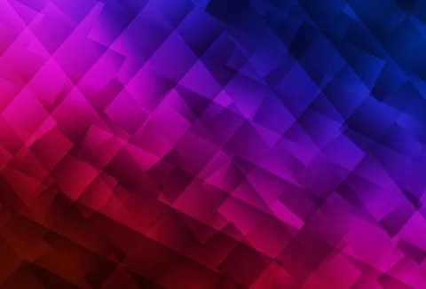 Dark Blue, Red vector background in polygonal style. Stock Illustration