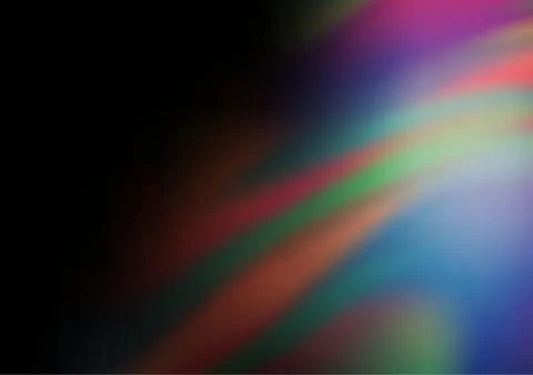 Dark Blue, Red vector blurred shine abstract template. Stock Illustration