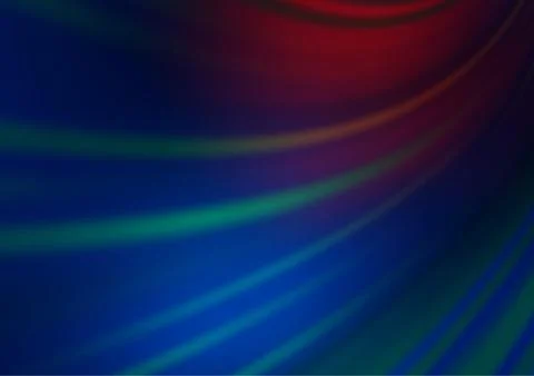 Dark Blue, Red vector blurred shine abstract template. Stock Illustration