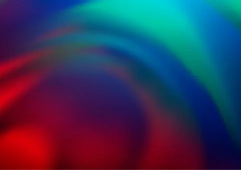 Dark Blue, Red vector blurred shine abstract pattern. Illustrazione stock