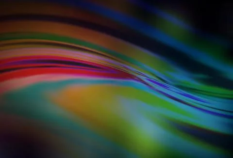 Dark Blue, Red vector blurred bright pattern. Illustrazione stock