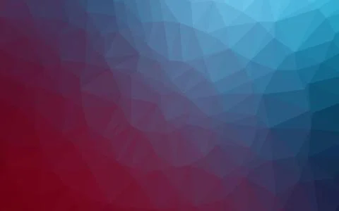 Dark Blue, Red vector blurry triangle pattern. Stock Illustration
