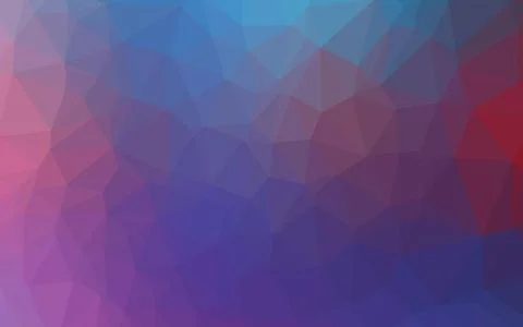 Dark Blue, Red vector blurry triangle pattern. 스톡 일러스트