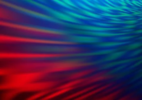 Dark Blue, Red vector bokeh pattern. イラスト素材