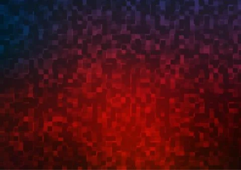 Dark Blue, Red vector cover in polygonal style. Stock Illustration