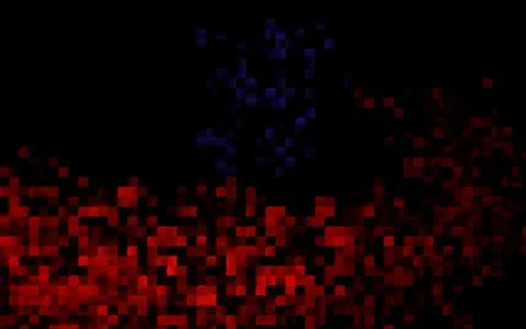 Dark Blue, Red vector cover in polygonal style. Illustrazione stock