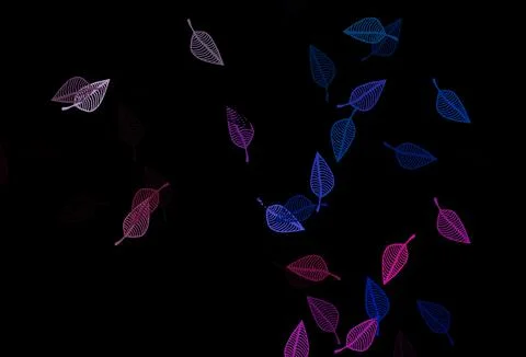 Dark Blue, Red vector hand painted pattern. Illustrazione stock