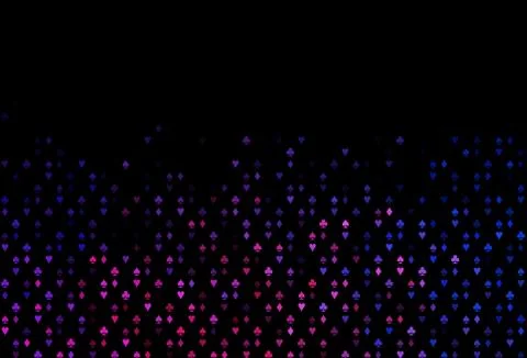 Dark Blue, Red vector layout with elements of cards. 스톡 일러스트