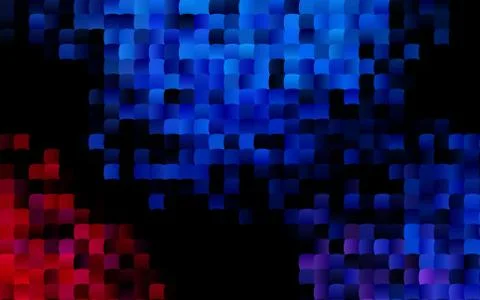 Dark Blue, Red vector layout with lines, rectangles. 스톡 일러스트