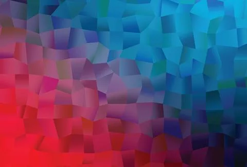Dark Blue, Red vector layout with rectangles, squares. 스톡 일러스트
