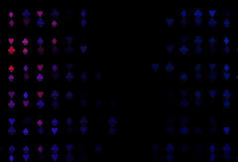 Dark Blue, Red vector layout with elements of cards. 스톡 일러스트