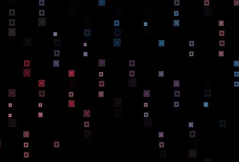 Dark Blue, Red vector layout with lines, circles. Stock Illustration