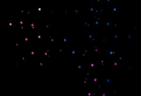 Dark Blue, Red vector layout with circles, lines, rectangles. Stock Illustration