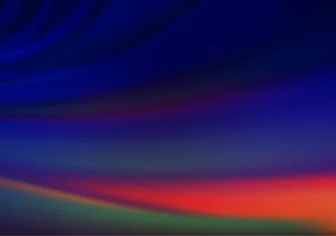 Dark Blue, Red vector modern bokeh pattern. Stock Illustration