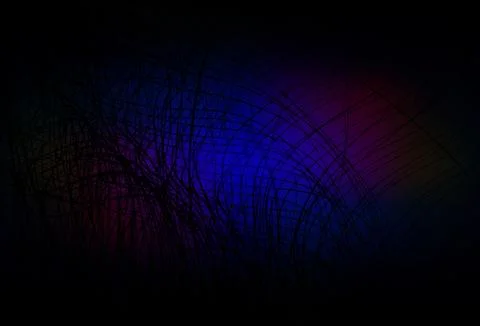 Dark Blue, Red vector pattern with bent lines. Stock Illustration