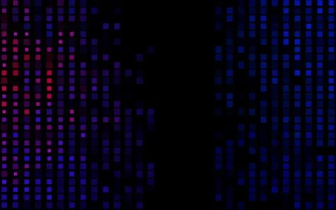 Dark Blue, Red vector pattern in square style. Stock Illustration