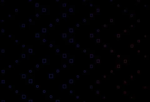 Dark Blue, Red vector pattern with crystals, rectangles. 스톡 일러스트