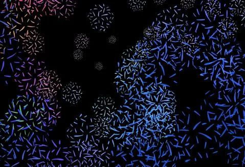 Dark Blue, Red vector pattern with sharp lines. Stockillustratie