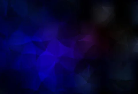 Dark Blue, Red vector pattern with random forms. 库存插图