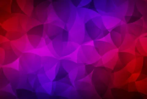 Dark Blue, Red vector pattern with random forms. Stock Illustration
