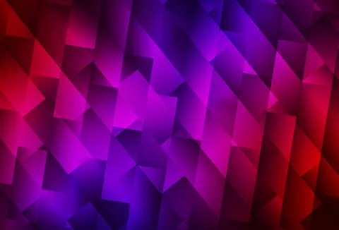 Dark Blue, Red vector pattern in square style. Illustrazione stock