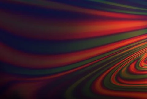 Dark Blue, Red vector pattern with liquid shapes. 스톡 일러스트