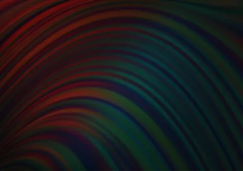 Dark Blue, Red vector pattern with liquid shapes. 스톡 일러스트