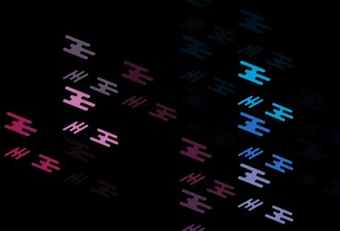 Dark Blue, Red vector pattern with narrow lines. Stock Illustration