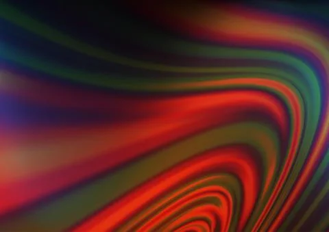 Dark Blue, Red vector pattern with lamp shapes. Stock Illustration