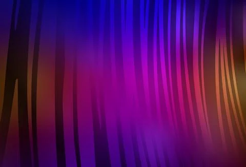 Dark Blue, Red vector pattern with curved lines. イラスト素材